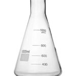 Erlenmeyer de Vidrio, Cuello largo y estrecho