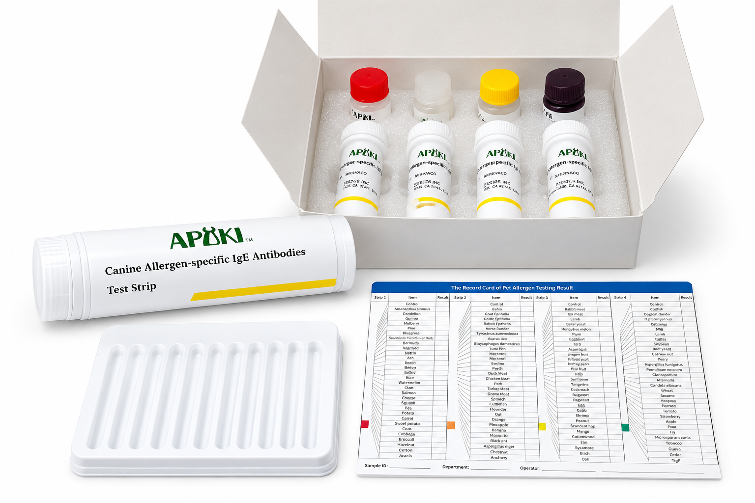 Kit veterinario APiKi para alérgenos caninos Anticuerpos IgE específico para Alérgenos Canino - Imagen 1